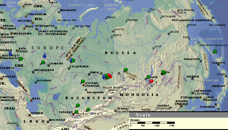 Map: Russia